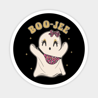 Boo-Jee cute and spooky Halloween ghost costume Magnet